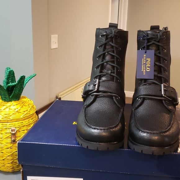 Poli Ralph Lauren Men's Ranger. Black. - Picture 2 of 6